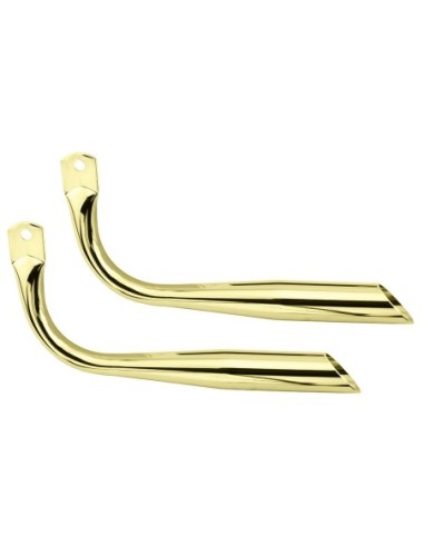 Muffler Oblique W/O Holes Gold.